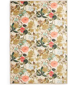 Passiflora Rug by Clarke & Clarke Peaches & Cream Passiflora Rug by Clarke & Clarke Peaches & Cream