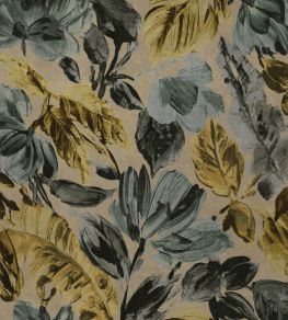 Passiflora Fabric by Warwick Midnight Passiflora Fabric by Warwick Midnight
