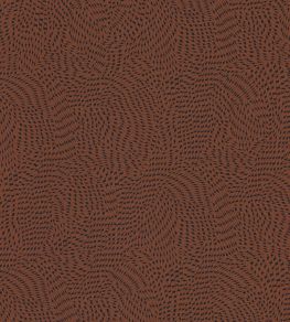 Passy Wallpaper by Casamance Terracotta / Noir Passy Wallpaper by Casamance Terracotta / Noir