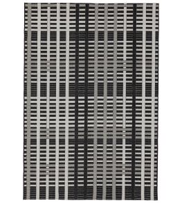 Patio Grid Rug by Asiatic Black Patio Grid Rug by Asiatic Black