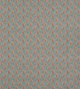 Patola Paisley Fabric by GP & J Baker Aqua Patola Paisley Fabric by GP & J Baker Aqua