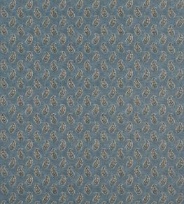 Patola Paisley Fabric by GP & J Baker Blue Patola Paisley Fabric by GP & J Baker Blue