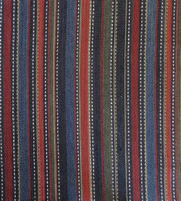 Patoli Stripe Fabric by Ian Sanderson Indigo