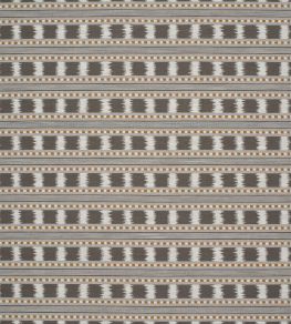Paxton Fabric by James Hare Charcoal/Amber