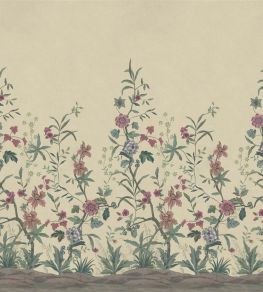 Peacock Toile Scene 2 Mural by Designers Guild Parchment Peacock Toile Scene 2 Mural by Designers Guild Parchment