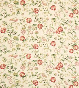 Pear & Pomengranate Fabric by Sanderson Mauve/Fennel