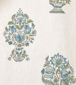 Pearmain Fabric by Ian Sanderson Celeste Blue