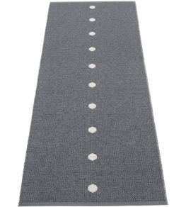 Peg Runner Rug by Pappelina Granit/Fossil