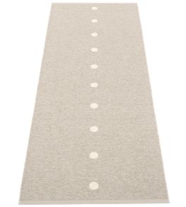 Peg Runner Rug by Pappelina Linen/Vanilla