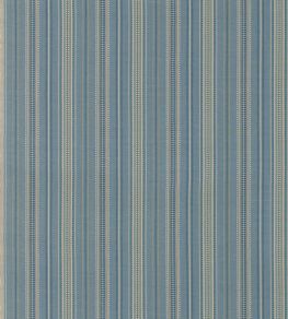 Penny Stripe Fabric by GP & J Baker Blue Penny Stripe Fabric by GP & J Baker Blue