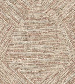 Pentagono Wallpaper by Arte Maroon Pentagono Wallpaper by Arte Maroon