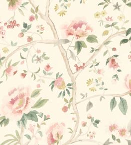 Peonia Wallpaper by Woodchip & Magnolia Cream Peonia Wallpaper by Woodchip & Magnolia Cream