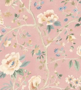 Peonia Wallpaper by Woodchip & Magnolia Rose Peonia Wallpaper by Woodchip & Magnolia Rose