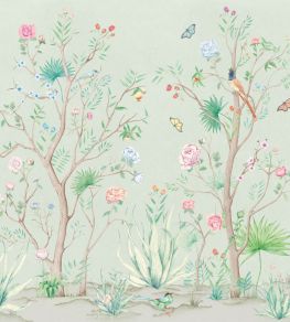 Peonies Mural by Coordonne Aloe