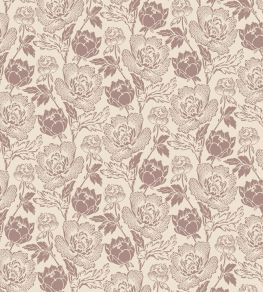 Peony Wallpaper by Farrow & Ball Dimity / Sulking Room Pink Peony Wallpaper by Farrow & Ball Dimity / Sulking Room Pink