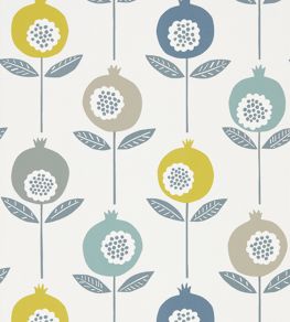 Pepino Wallpaper by Scion Limeade / Hemp / Glacier Pepino Wallpaper by Scion Limeade / Hemp / Glacier
