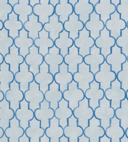 Pergola Trellis Wallpaper by Designers Guild Cobalt
