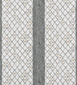Pergola Trellis Fabric by Designers Guild Slate Pergola Trellis Fabric by Designers Guild Slate