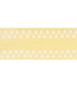 Perla Tape Trimming by Thibaut Daffodil Perla Tape Trimming by Thibaut Daffodil