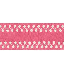 Perla Tape Trimming by Thibaut Peony Perla Tape Trimming by Thibaut Peony