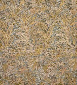 Persian Voyage Jacquard in Gatton Fabric by Liberty Pewter