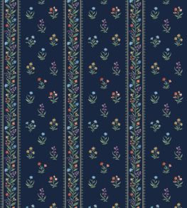 Petit Dapuri Fabric by Nina Campbell Navy