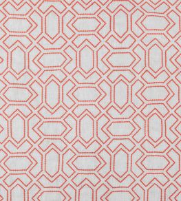 Petite Paravento Fabric by Vanderhurd Coral/Natural Petite Paravento Fabric by Vanderhurd Coral/Natural