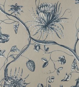 Phaedra Wallpaper by Zoffany Prussian Blue Phaedra Wallpaper by Zoffany Prussian Blue