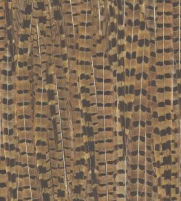 Pheasant Wallpaper by Woodchip & Magnolia Brown Pheasant Wallpaper by Woodchip & Magnolia Brown