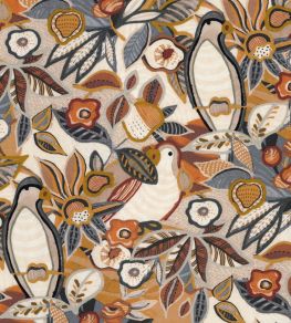 Pico Bonito Fabric by Casamance Mordore/Gris Pico Bonito Fabric by Casamance Mordore/Gris