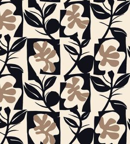 Pienet Naatit Wallpaper by Marimekko Black Pienet Naatit Wallpaper by Marimekko Black