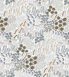 Pieni Letto Wallpaper by Marimekko Grey Pieni Letto Wallpaper by Marimekko Grey