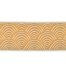 Piera Jacquard Braid 60mm Trimming by Houles Ambra