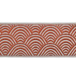 Piera Jacquard Braid 60mm Trimming by Houles Melograno