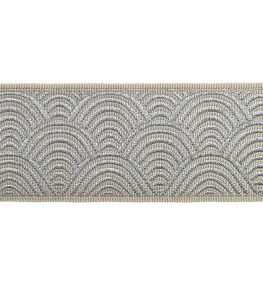 Piera Jacquard Braid 60mm Trimming by Houles Sterlina
