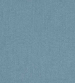 Piet Performance Linen Fabric by Schumacher Sterling Blue