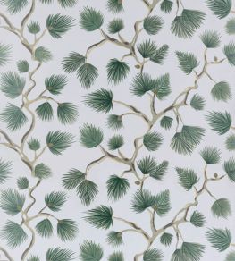Pignoli Wallpaper by Scalamandre Evergreen Pignoli Wallpaper by Scalamandre Evergreen