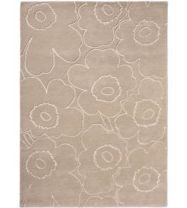Piirto Unikko Rug by Marimekko Greige Piirto Unikko Rug by Marimekko Greige