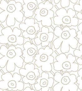 Piirto Unikko Wallpaper by Marimekko Greige Piirto Unikko Wallpaper by Marimekko Greige
