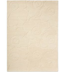 Piirto Unikko Rug by Marimekko Natural White Piirto Unikko Rug by Marimekko Natural White