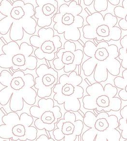 Piirto Unikko Wallpaper by Marimekko Pinks