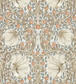 Pimpernel Wallpaper by Morris & Co Linen/Coral Pimpernel Wallpaper by Morris & Co Linen/Coral