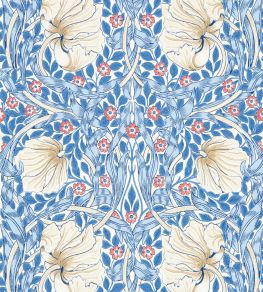 Pimpernel Wallpaper by Morris & Co Woad Pimpernel Wallpaper by Morris & Co Woad