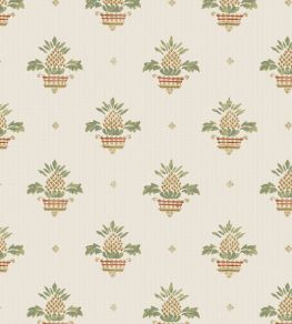 Pineapple Basket Fabric by Madeaux 02 Green Pineapple Basket Fabric by Madeaux 02 Green