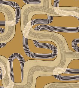 Pipelines Wallpaper by Tres Tintas Copper Pipelines Wallpaper by Tres Tintas Copper