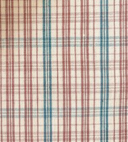Pippin Check Fabric by Ian Sanderson Hana Blue