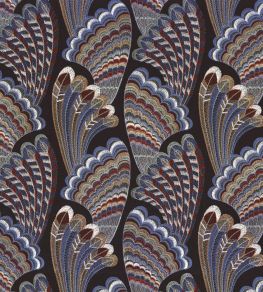 Piuma Fabric by Camengo Aubergine Piuma Fabric by Camengo Aubergine