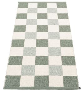 Pix Rug by Pappelina Army/Vanilla/Sage