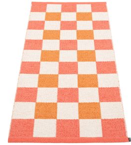 Pix Rug by Pappelina Flamingo/Vanilla/Pale Orange