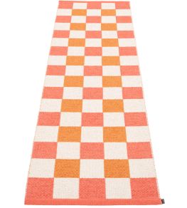 Pix Runner Rug by Pappelina Flamingo/Vanilla/Pale Orange